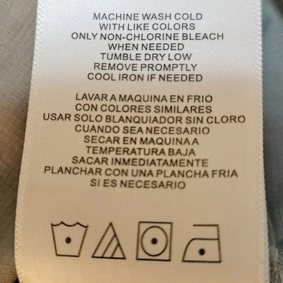 HABIT Men's Army Green Venter Mesh Short Sleeve L Shirt Zip Pockets Point Collar - Picture 11 of 11